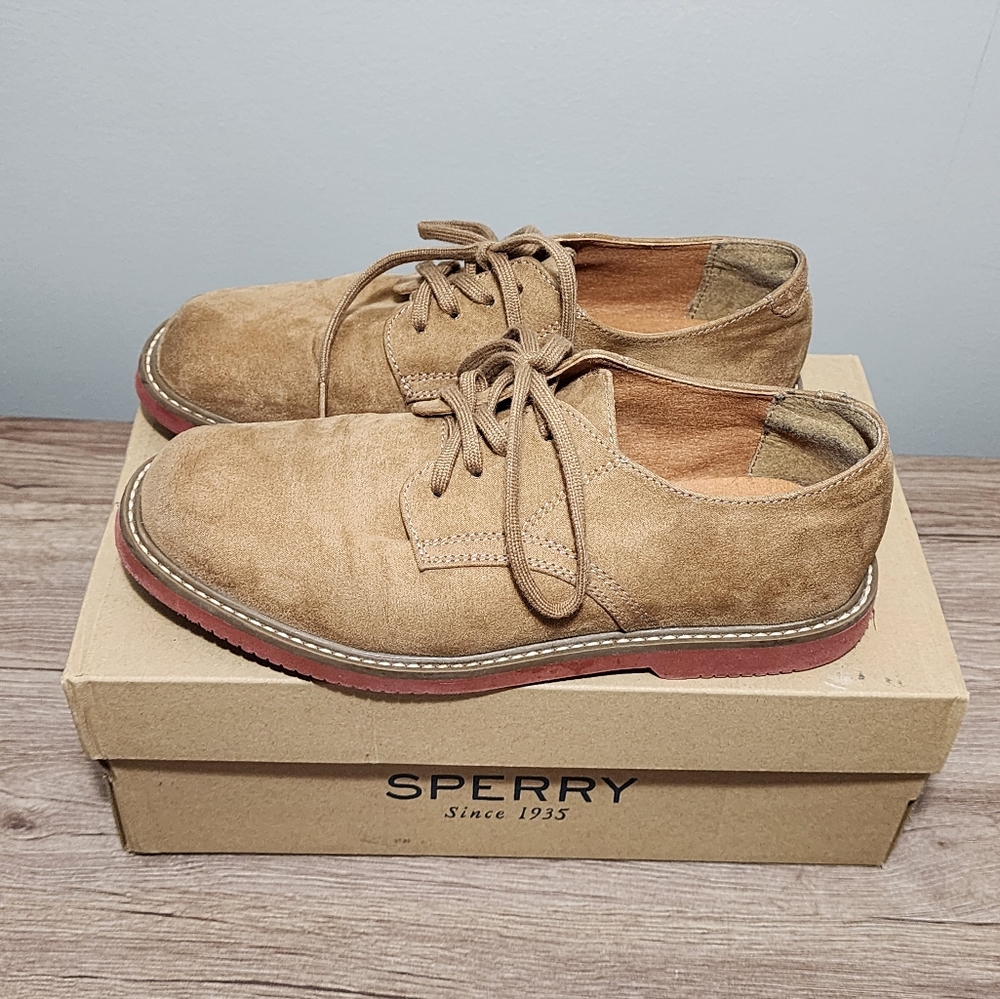 Kids Sperry Suede "Bucks" - Picture 4 of 8